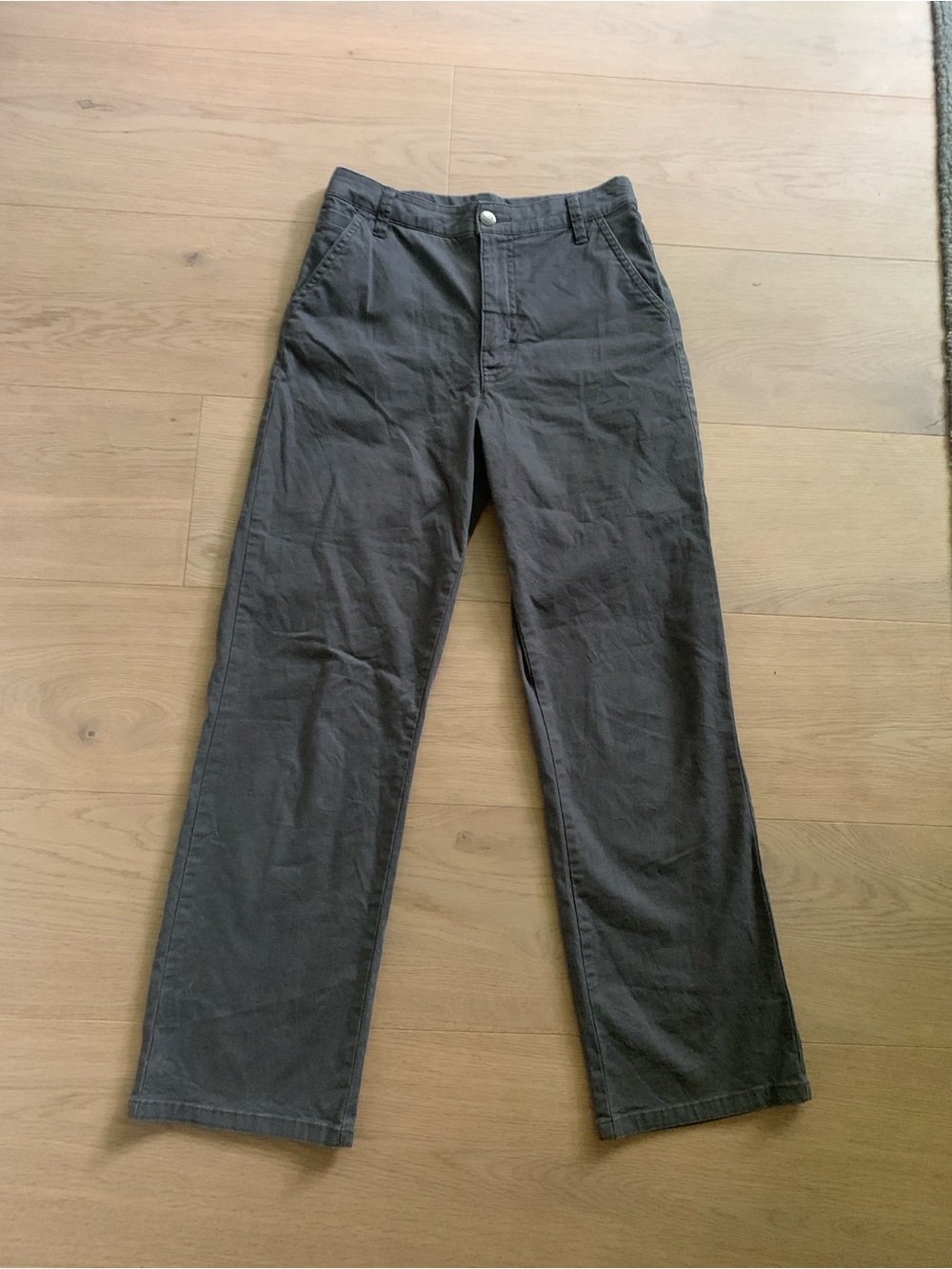 Toad&Co Coaster Wide Leg Crop Pant in Charcoal Women’s 2 Outdoor Hiking Workwear